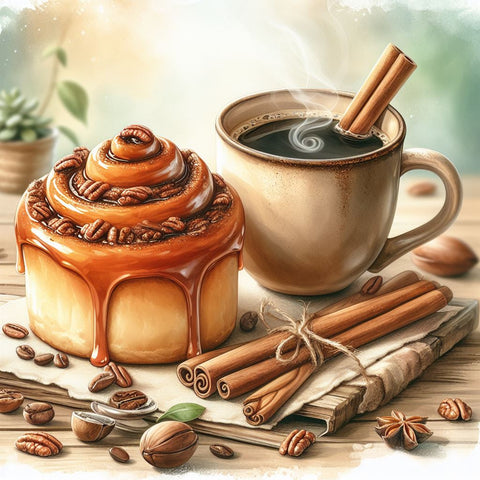 Caramel Pecan Roll Flavored Coffee